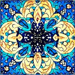 Colorful Traditional Spanish Majolica Tile - Floor Tiles free seamless pattern