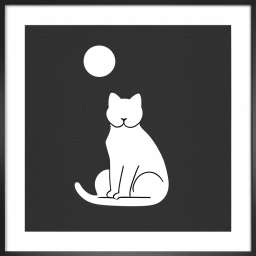 Black &amp; White Cat Pencil Drawing Monochrome Illustration free seamless pattern